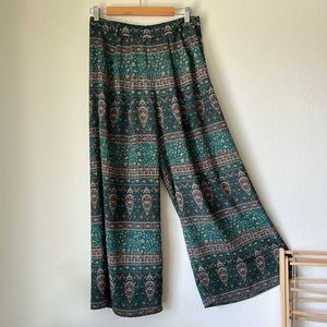 Royal Party Wide Leg Pants